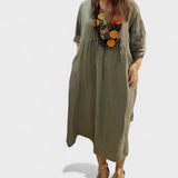 Mandira - Bavlněné a lněné Šaty