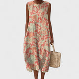 Nela - Vintage Květinové Šaty