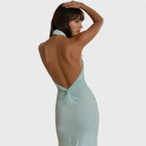 Elyna - Šaty s Halter Výstřihem