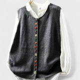 Kamila - Bezramenní Pletená Vesta