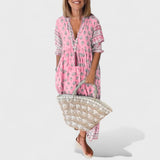 Hana - Elegantní Květinové Šaty