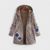 Jana - Teplá a měkká kapucňová bunda