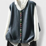 Kamila - Bezramenní Pletená Vesta