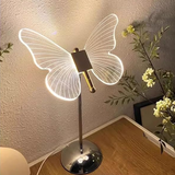 Stolní Lampa z Krystalu Motýl