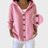 Margita - Pletená bunda s kapucí