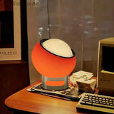 Francouzská opálová Bauhaus stolní lampa