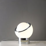 Francouzská opálová Bauhaus stolní lampa
