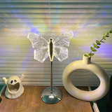 Stolní Lampa z Krystalu Motýl