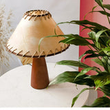 Stolní Lampa z Masivního Dřeva ve Stylu 18. Století