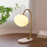 Stolní Lampa z Kovového a Skleněného Marshmallow
