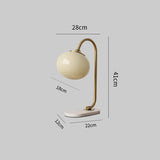Stolní Lampa z Kovového a Skleněného Marshmallow
