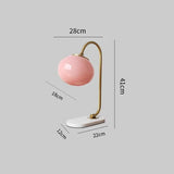 Stolní Lampa z Kovového a Skleněného Marshmallow