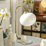 Stolní Lampa z Kovového a Skleněného Marshmallow