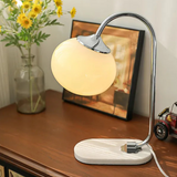 Stolní Lampa z Kovového a Skleněného Marshmallow
