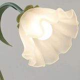 Vintage Květinová Stolní Lampa Nastavitelná