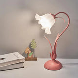 Vintage Květinová Stolní Lampa Nastavitelná