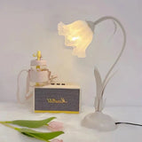 Vintage Květinová Stolní Lampa Nastavitelná