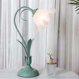 Vintage Květinová Stolní Lampa Nastavitelná