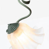 Vintage Květinová Stolní Lampa Nastavitelná