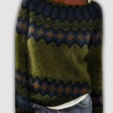 Malea - Pohodlný retro svetr