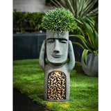 MoaiLight | Solární moai zahradní lampy