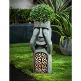 MoaiLight | Solární moai zahradní lampy