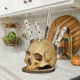 SkullSlice™ - Gotický držák nožů ve tvaru lebky