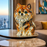 Lampa s krystalickým řezem Pomeranian