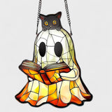 Duch - Okenní dekorace na Halloween