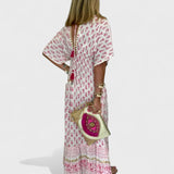 Mabel - Dlouhé květinové Šaty