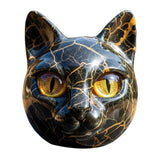 Černá kočka - Luxusní mystická socha černé kočky