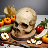 SkullSlice™ - Gotický držák nožů ve tvaru lebky