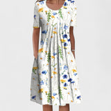 Kveta - Elegantní Midi Šaty