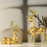 WinterWhimsy | Elegantní Harzový Sobí Set