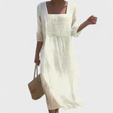 Eva - Lehká Lněná Šaty
