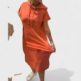 Saskia - Šaty s Kapucí