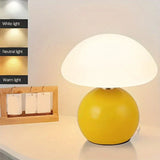 Houbová lampa Francouzská krémová