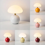 Houbová lampa Francouzská krémová