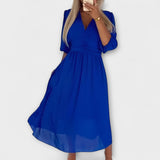 Nia - Stylové zavinovací šaty