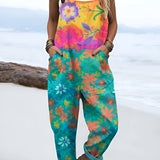 Liv - Aquarellové květinové overal