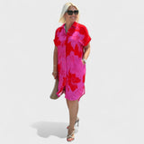 Dagmar - Šaty s Květinovým Potiskem