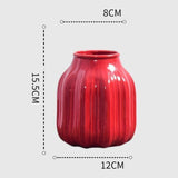 Skleněná váza Scarlet Elegance Curve