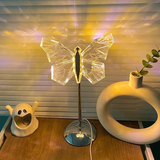 Stolní Lampa z Krystalu Motýl