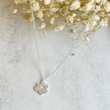 Aldonza™ | Collar Elegante Huella de Plata