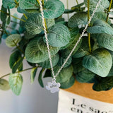 Aldonza™ | Collar Elegante Huella de Plata