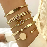 Conjunto de Pulseras Anudadas Elegantes
