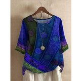 Valerie - Barevný boho-top