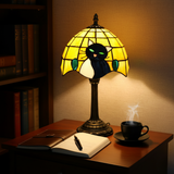 Královská Barokní Černá Kočka Stolní Lampa