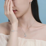 Maribela | Orecchini Gatto Luna & Stella in Argento 925