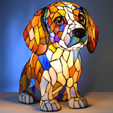 Lampa z barevného skla ve stylu Tiffany - Beagle